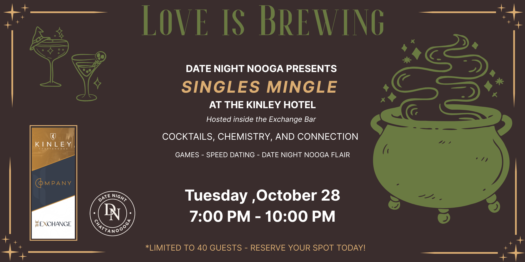 Love is Brewing – Singles Mingle at The Kinley